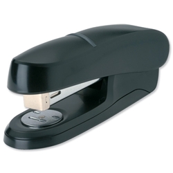 Rapesco P20 Shimma Premium Stapler Half-strip for No.24/6 26/6 Throat 52mm Black Ref 0925