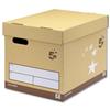 5 Star Superstrong Archive Storage Box Foolscap W328xD403xH320mm Sand