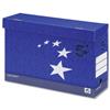 5 Star Transfer Case Foolscap W131xD394xW254mm Blue [Pack 10]