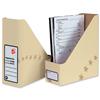5 Star Magazine File W100xD255xH300mm Sand [Pack 10]