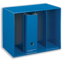 5 Star Premier Modular Storage Unit 4 Shelves W448xD258xH378mm Blue - Item image