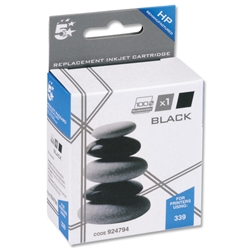 5 Star Compatible Inkjet Cartridge Page Life 800pp Black [HP No. 339 C8767EE Equivalent]