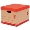 5 Star Brown Storage Box 317x384x287mm 924820 [Pack 10]
