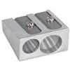 5 Star Metal Pocket-size Pencil Sharpener 8mm 2 Hole [Pack 5] - 924871