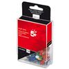 5 Star Office Push Pins Assorted Opaque Colours [Pack 100] - 925044