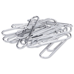 5 Star Paperclips Metal Small 22mm Plain [Pack 1000]