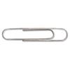 5 Star Giant Paperclips Plain Length 51mm Silver [Pack 1000] - 925862