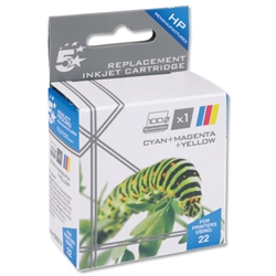 5 Star Compatible Inkjet Cartridge Page Life 280pp Colour [HP No. 22 C9352A Equivalent]