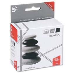 5 Star Compatible Fax Inkjet Cartridge Page Life 490pp Black [Canon PG-40 Equivalent]