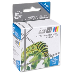 5 Star Compatible Inkjet Cartridge Page Life 175pp Colour [HP No. 342 C9361EE Equivalent]