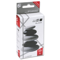 5 Star Compatible Inkjet Cartridge Page Life 520pp Black [Canon PGI-5BK Equivalent]
