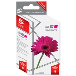 5 Star Compatible Inkjet Cartridge Page Life 715pp Magenta [Canon CLI-8M Equivalent]