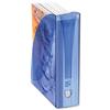 5 Star Magazine Rack File Low Sill W80xD254xH310mm Transparent Blue
