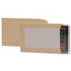 5 Star Envelopes Board-backed Window Peel and Seal 115gsm C4 Manilla [Pack 125]