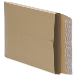 5 Star Envelopes Window Peel and Seal Gusset 25mm 241x165mm Manilla [Pack 125] - Item image