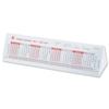 5 Star 2013 PC Monitor Calendar Triangular Continuous Dates 16 Months January to April W298xH70mm