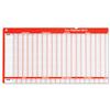 5 Star 2013 Day Planner Laminated Mounted 40 Staff 1st January 31st December W915xH610mm 5 Star 2013 Day Planner Laminated Mounted 40 Staff 1st January 31st December W915xH610mm