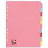 5 Star Subject Dividers Multipunched Manilla Board [Pack 10] - 932222