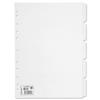 5 Star Subject Dividers Multipunched Manilla Card [Pack 10] - 932229