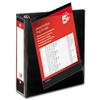 5 Star Presentation Ring Binder PVC 4 D-Ring 65mm [Pack 10] - 933104