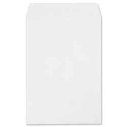 Plus Fabric Envelopes Pocket Press Seal 120gsm C4 White [Pack 125]