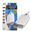 Belkin SurgeMaster, 6-Way, Tel/Fax/Modem Protection, 4m Cable