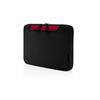 Belkin Neoprene Sleeve with Storage Pocket for Netbooks up to 10.2" - Black/Red