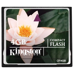Kingston Memory/4GB CompactFlash Card