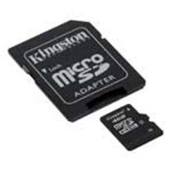 Kingston Memory/4GB MicroSD HC Card Class 4