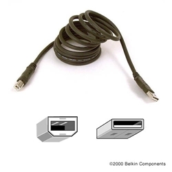 Belkin Cable USB 2.0 USBA-USBB (Charcoal), 4.8m - Item image