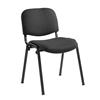 Taurus Black Frame Stacking Chair Black [Pack of 4]