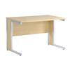 Dynamic 1380 Rectangular Panel End Desk Oak