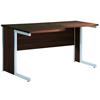 Dynamic Left Hand Ergonomic Desk Walnut