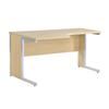 Dynamic Right Hand Ergonomic Desk Oak