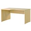 Eco Left Hand Ergonomic Desk Oak