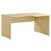 Eco Right Hand Ergonomic Desk Oak