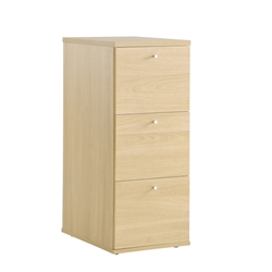 Eco 3 Drawer Filing Cabinet Oak