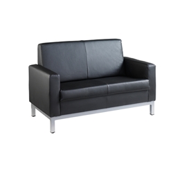 Helsinki Reception Two Seater Chair Black