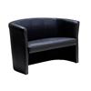 London Reception Two Seater Black