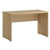Loxley 1180 Rectangular Panel End Desk Oak