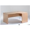 Momentum 200 1600 Left Hand Ergonomic Desk Beech Momentum 200 1600 Left Hand Ergonomic Desk Beech