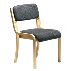 Prague Meeting Chair with Arms Charcoal