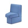 Ravel Reception Concave Module Chair Burgundy