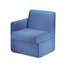 Ravel Reception Right Arm Chair Charcoal