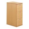 Urban 3 Drawer Filing Cabinet Beech