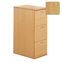 Urban 3 Drawer Filing Cabinet Oak