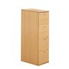 Urban 4 Drawer Filing Cabinet Beech
