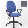 Vantage 100 Operator Chair with Fixed Arms Grey
