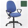 Vantage 100 Operator Chair with Fixed Arms Green