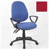 Vantage 100 Operator Chair with Fixed Arms Red